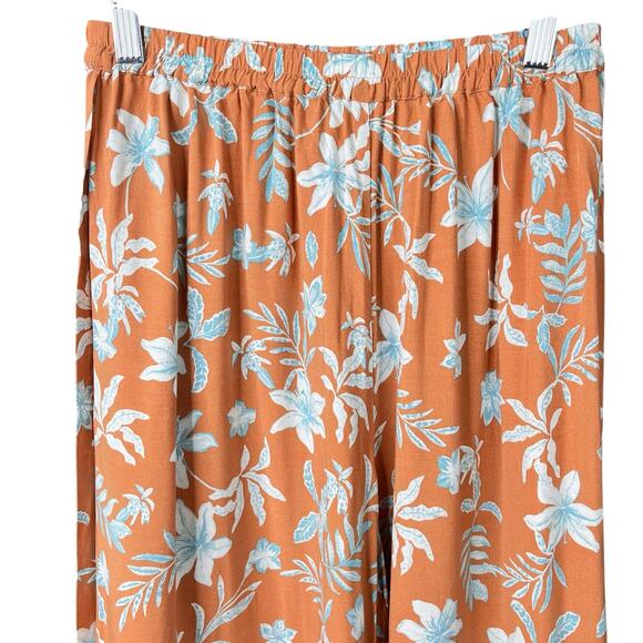 AaKaa Floral Wide Leg Palazzo Pants Size S - Picture 3 of 10